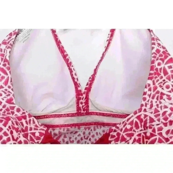 Athleta Preppy Boho Sporty Y2K Two Piece Swimsuit Women's Size 3 (38C/36D/34DD) - Picture 6 of 16
